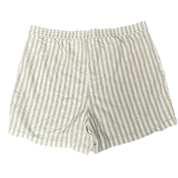 J.Crew Linen Blend Drawstring Waist Shorts Size XL - Picture 3 of 6